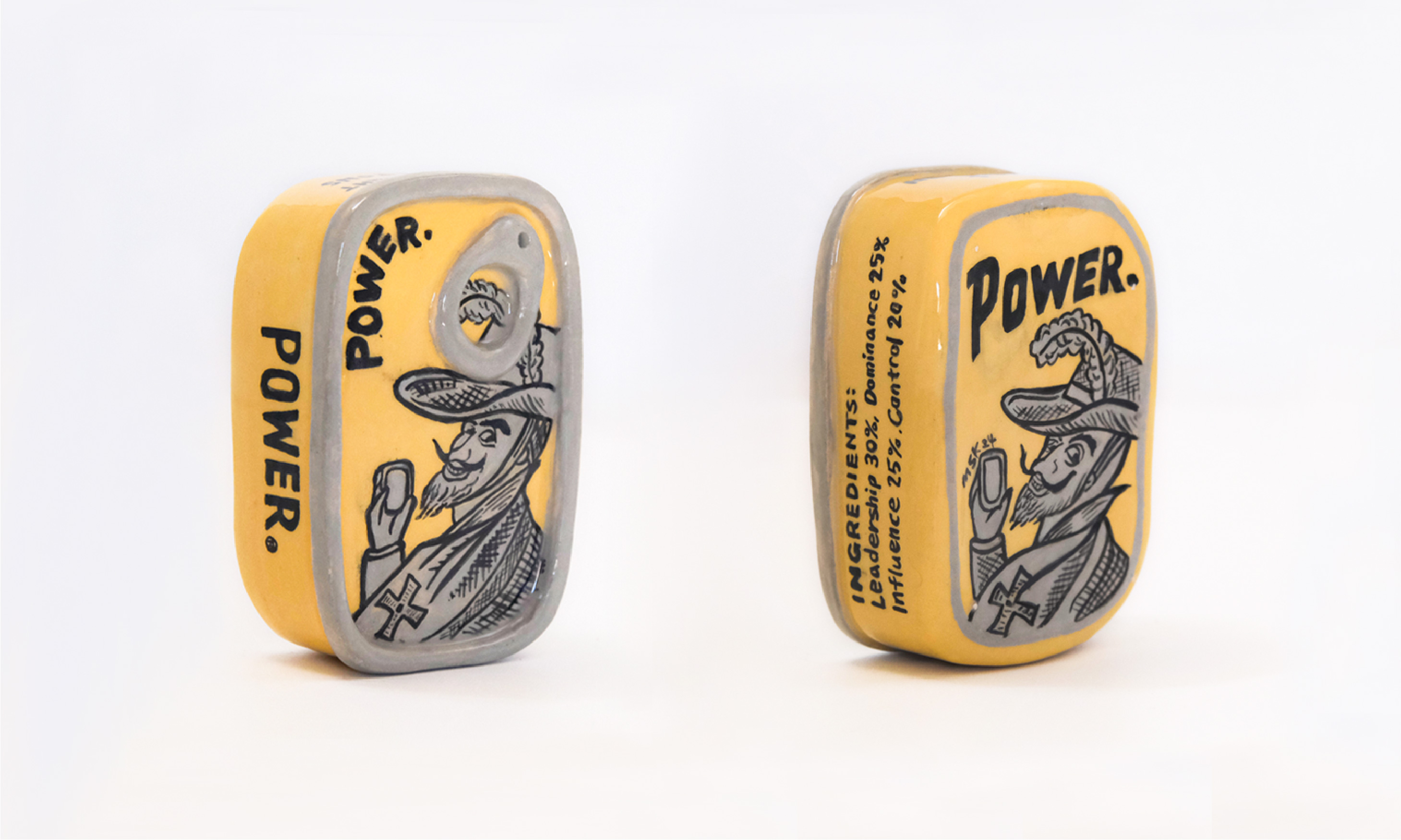 Buy-or-Die-Power, a creative ceramic works by Mu-Se Kuo